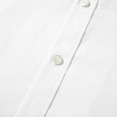 Shop Alexander Mcqueen Short Sleeve Studded Collar Shirt In White