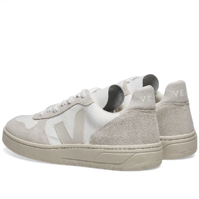 Shop Veja V-12 Mesh Sneaker In White