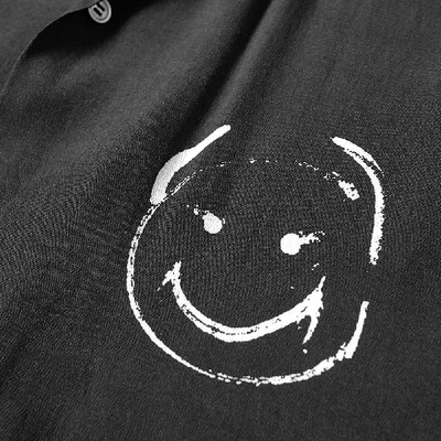Shop Undercover Smiley Shirt In Black