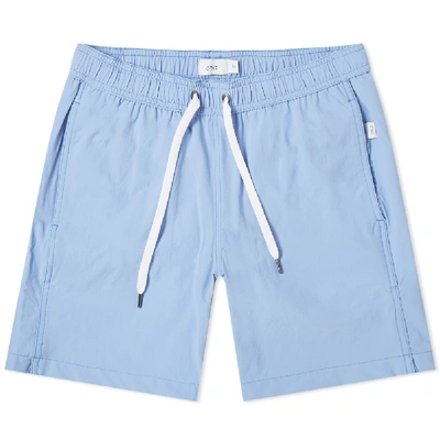 Shop Onia Charles 7" Solid Swim Short In Blue