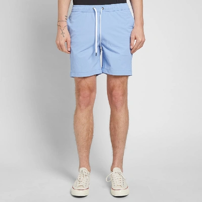 Shop Onia Charles 7" Solid Swim Short In Blue