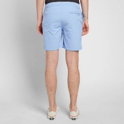 Shop Onia Charles 7" Solid Swim Short In Blue