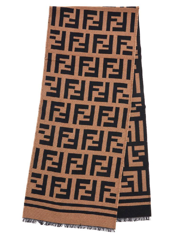fendi ff logo scarf