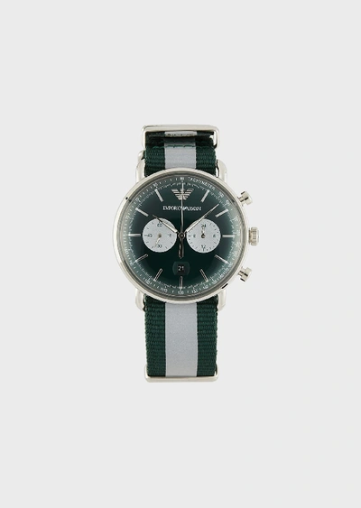 Shop Emporio Armani Watches - Item 50230738 In Silver