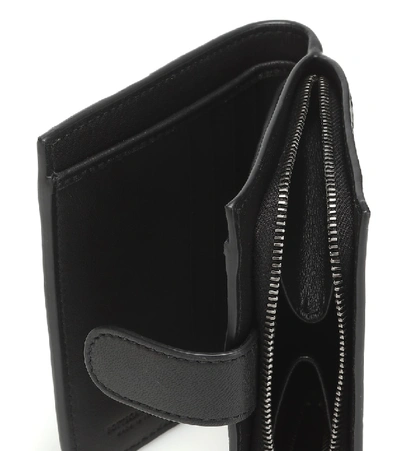 Shop Bottega Veneta Intrecciato Mini Leather Wallet In Black