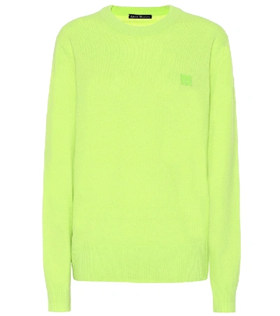 Shop Acne Studios Wool Sweater In Green