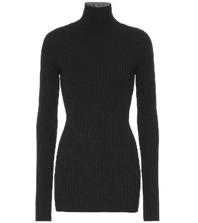 Shop Mm6 Maison Margiela Turtleneck Sweater In Black