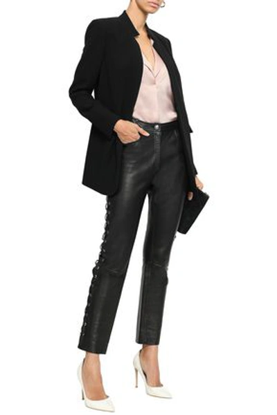 Shop Elie Tahari Woman Safina Crepe Blazer Black