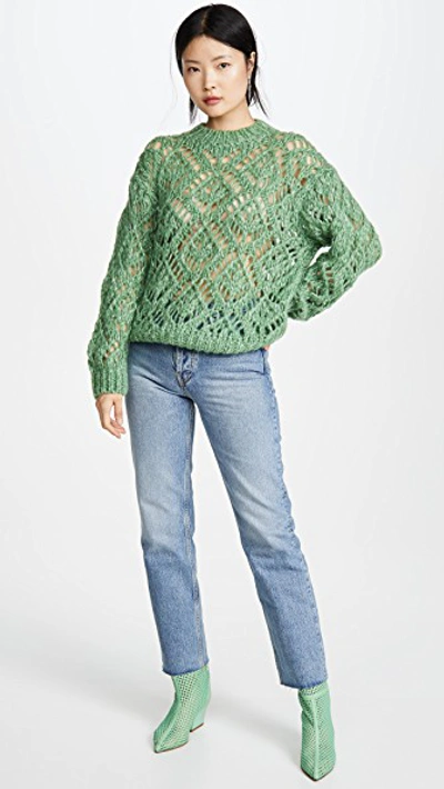 Shop Stine Goya Alex Knit Sweater In Jade
