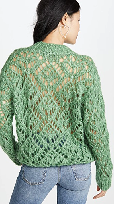 Shop Stine Goya Alex Knit Sweater In Jade