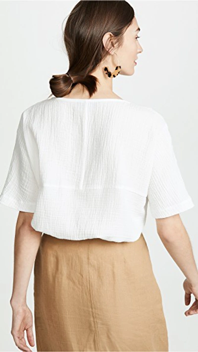 Shop Hatch The Ines Top In White