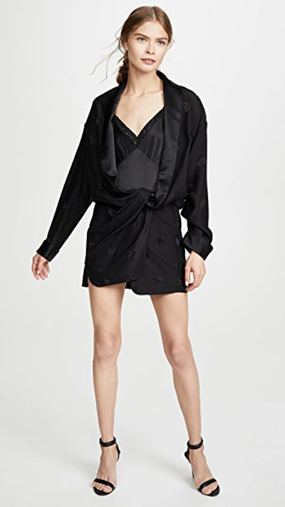 Draped Pajama Romper