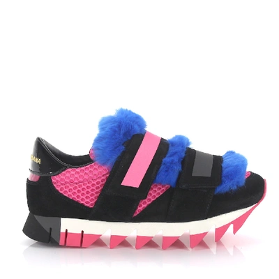 Shop Dolce & Gabbana Low-top Sneakers In Pink