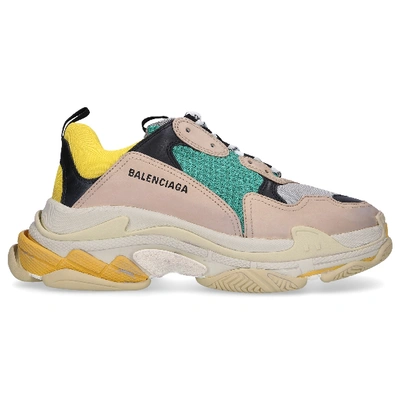 Shop Balenciaga Sneakers Beige Triple S