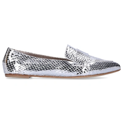 Shop Agl Attilio Giusti Leombruni Loafers D538056 In Silver