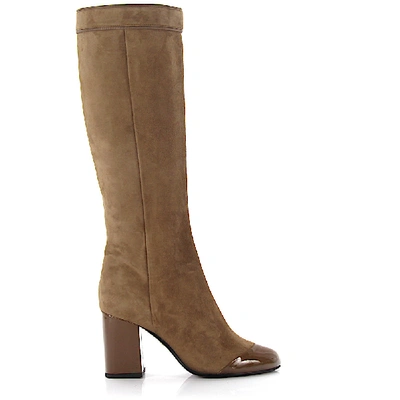 Shop Lanvin Boots Shftb1 In Brown