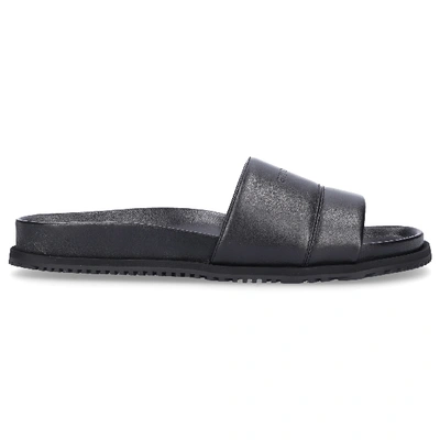 Shop Givenchy Beach Sandals Plaza In Black