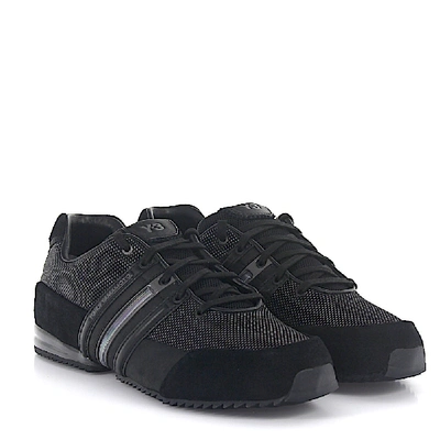 Shop Y-3 Men Low-top Sneakers Sprint Nylon In Black