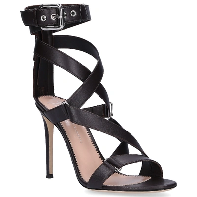 Shop Giuseppe Zanotti Strappy Sandals Larrisa  Calfskin Brown