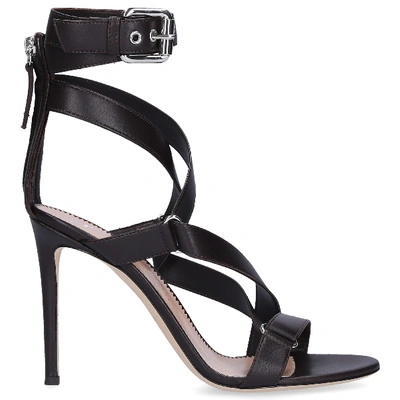 Shop Giuseppe Zanotti Strappy Sandals Larrisa  Calfskin Brown