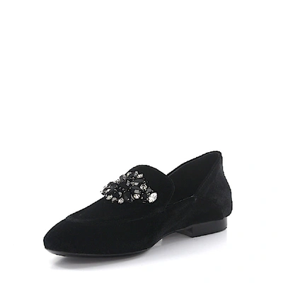 Shop Emanuela Caruso Loafers In Black