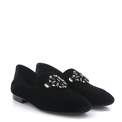 Shop Emanuela Caruso Loafers In Black