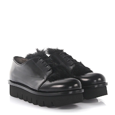 Shop Agl Attilio Giusti Leombruni Lace Up Shoes D717012 In Black