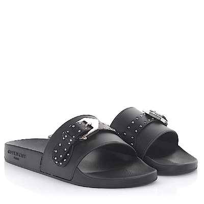 Shop Givenchy Mules Paris  Rubber In Black