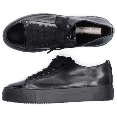 Shop Agl Attilio Giusti Leombruni Low-top Sneakers D925065 Calfskin In Black