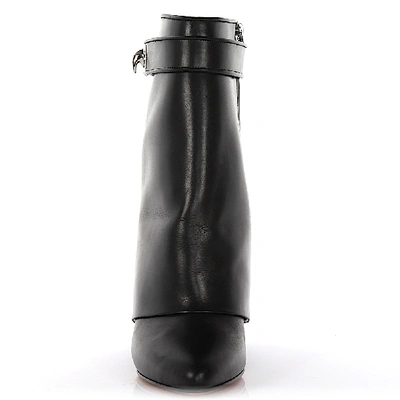 Shop Givenchy Keilstiefeletten Glattleder Kalbsleder  Schwarz In Black