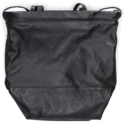 Shop Saint Laurent Women Handbag Teddy Leather Logo Black