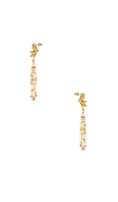 Shop Amber Sceats Julia Earrings In Metallic Gold.