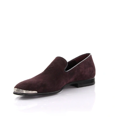 Shop Alexander Mcqueen Moccasins In Brown,red