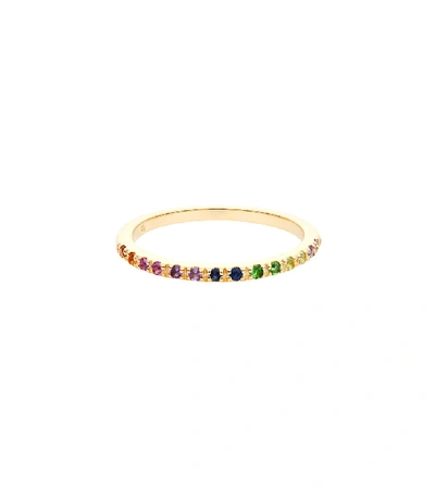 Shop Otiumberg Rainbow Ring In Gold/multi