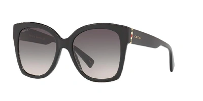 Shop Gucci Woman Sunglasses Gg0459s In Grey