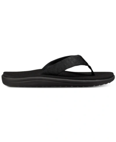 Shop Teva Men's Voya Flip-flop Sandals Men's Shoes In Brick Black