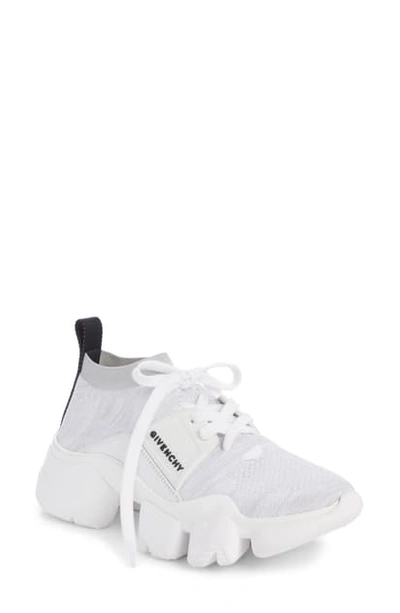 Shop Givenchy Jaw Sock Sneaker In Black/ White