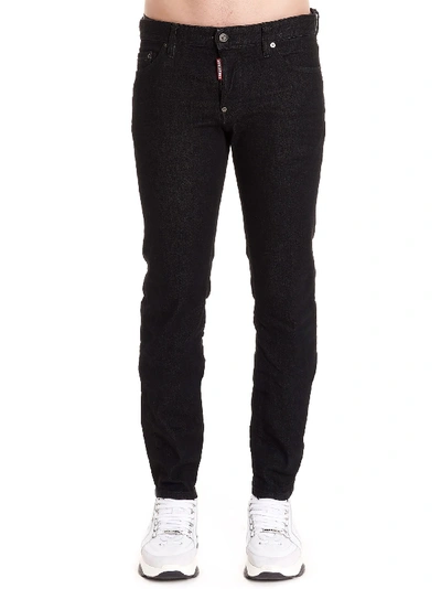 Shop Dsquared2 Slim Jeans In Black