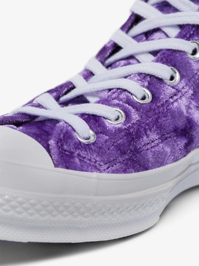 Shop Converse X Golf Le Fleur* Chuck Taylor 70 Velvet Sneakers In Purple