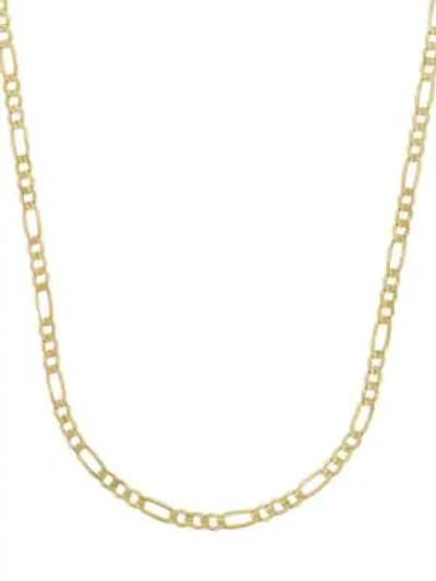 Shop Saks Fifth Avenue 14k Yellow Gold Concave Figaro Link Chain