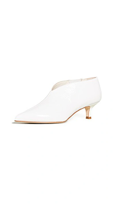 Shop Tibi Joe Short Booties In Bright White