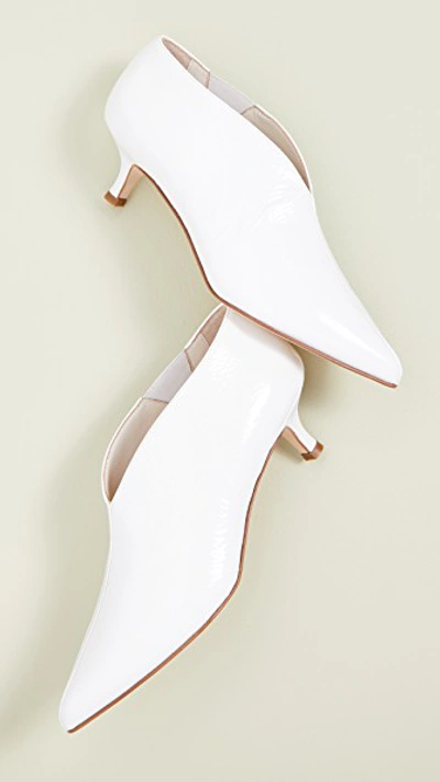 Shop Tibi Joe Short Booties In Bright White