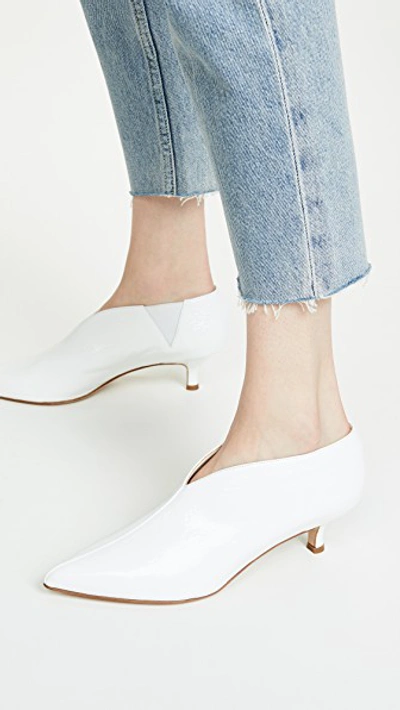 Shop Tibi Joe Short Booties In Bright White