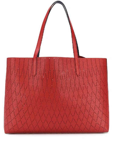 Shop Bally Tote Bag In Red