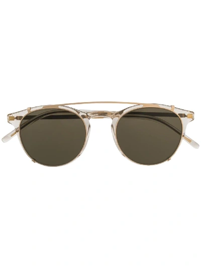 Shop Mykita Talini Round Sunglasses In Gold