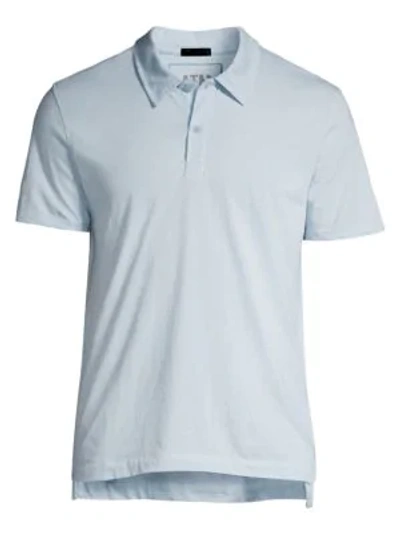 Shop Atm Anthony Thomas Melillo Classic-fit Polo In Blue