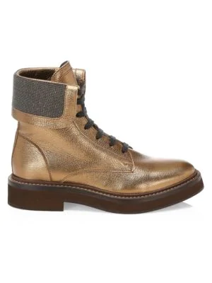 brunello cucinelli combat boots