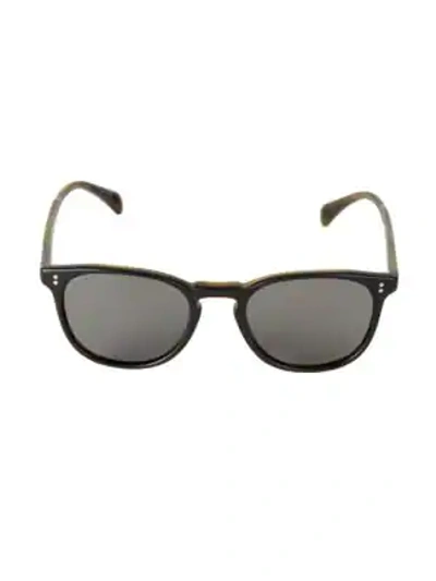 Shop Oliver Peoples Finley Esq 51mm Sunglasses In Black