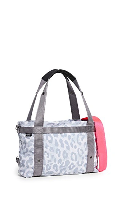 Shop Andi Small Tote Bag In White Leopard