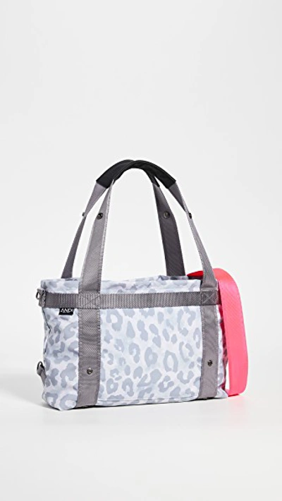 Shop Andi Small Tote Bag In White Leopard